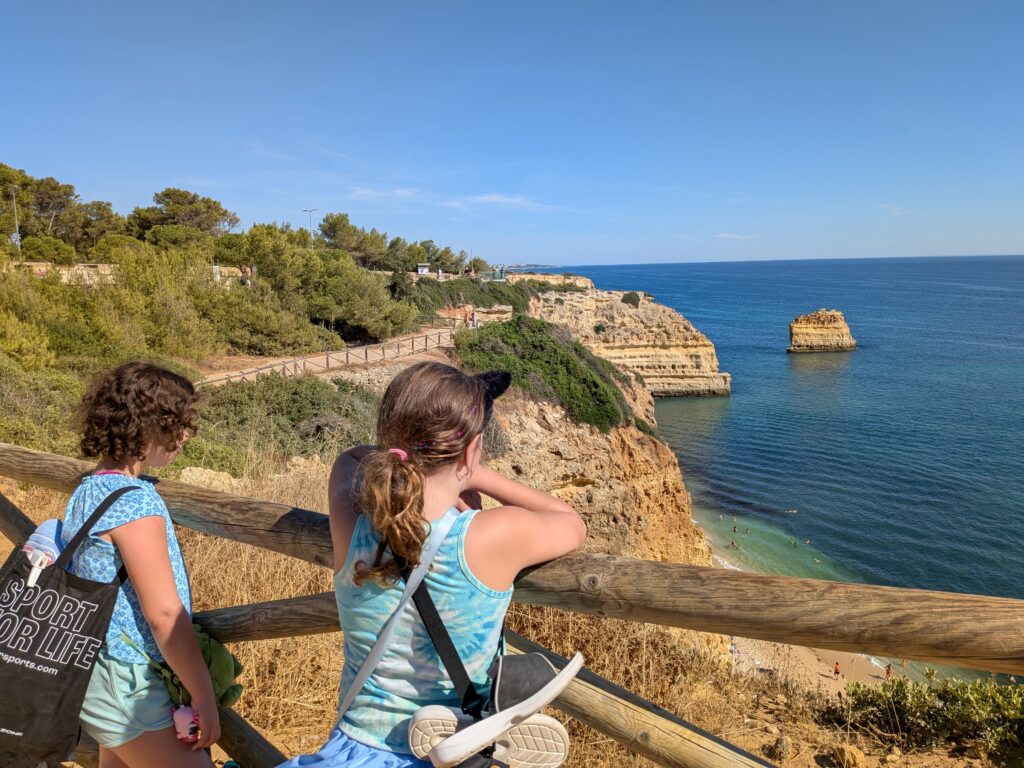 LGBTQ family, ex-pat life, moving to portugal, kids at the beach